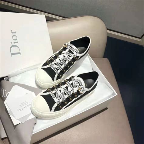 black christian dior sneakers|christian dior canvas sneakers.